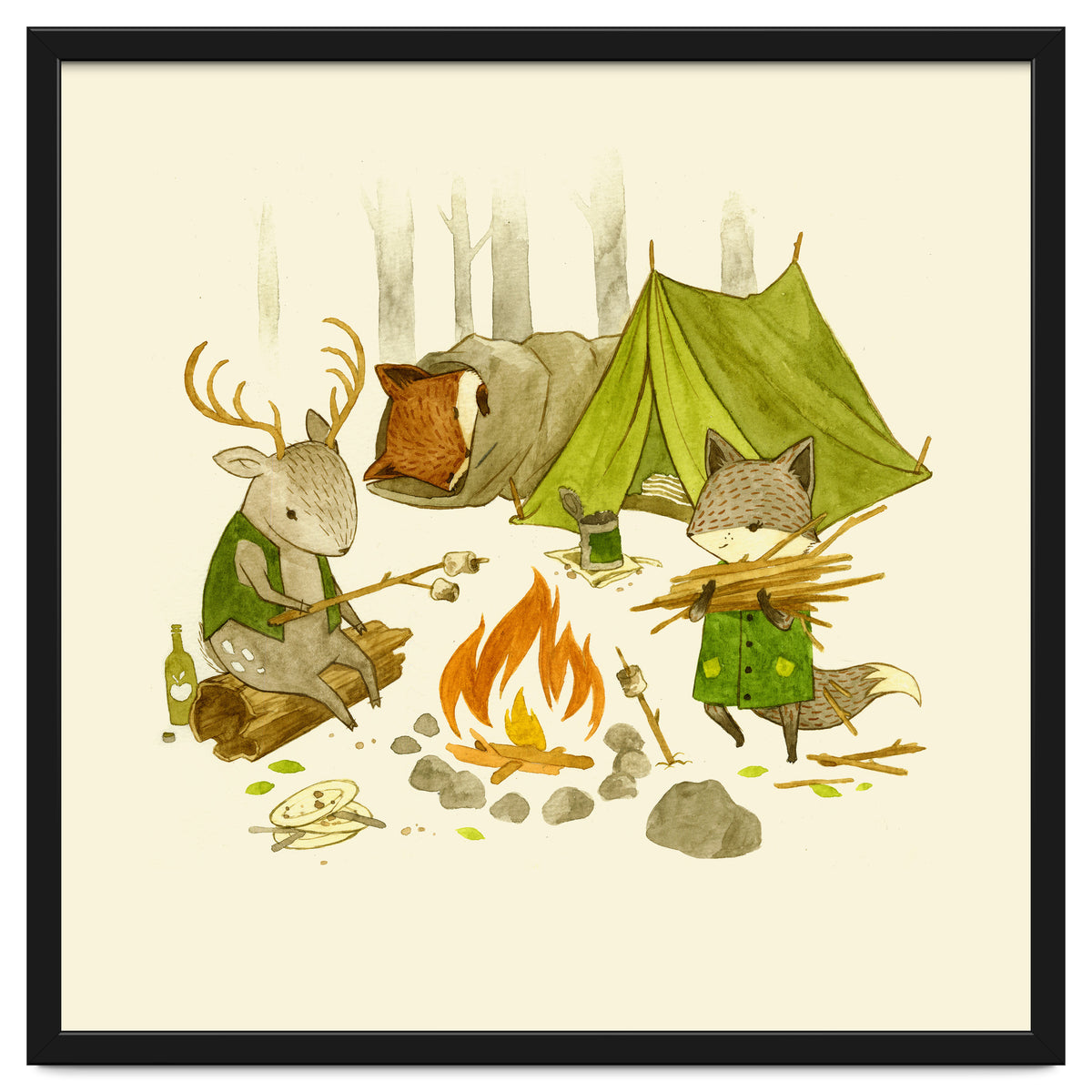 Camping In The Woods