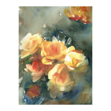 Abstract watercolor flowers (Print Only) thumbnail