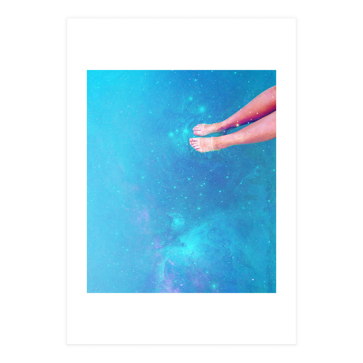 Retro Space Swim (Print Only)