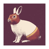 Rabbit Wrestler Square (Print Only) thumbnail