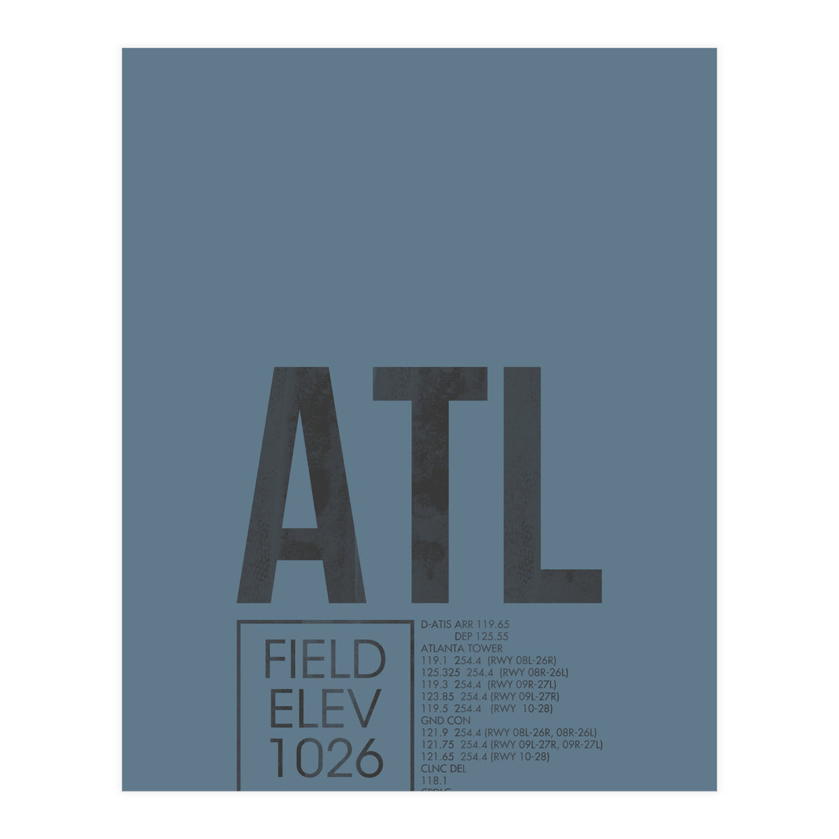 Atlanta Atc (Print Only)