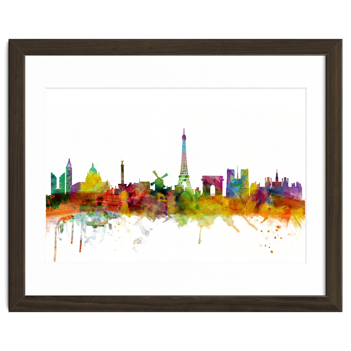 Paris France Skyline