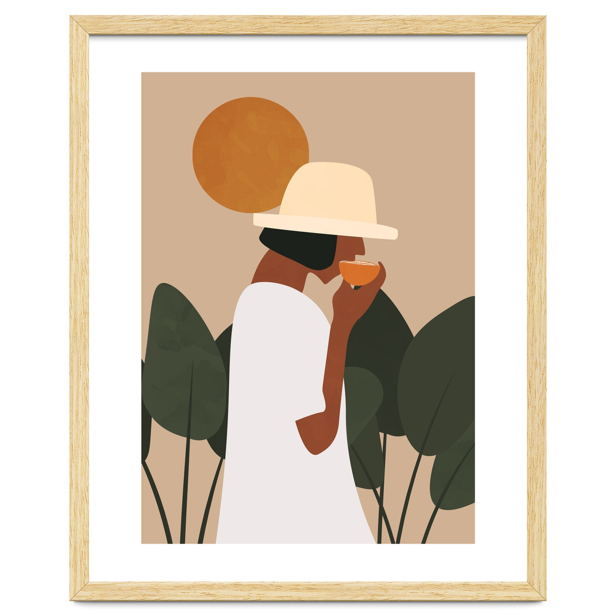 Boho Chic Woman at Park