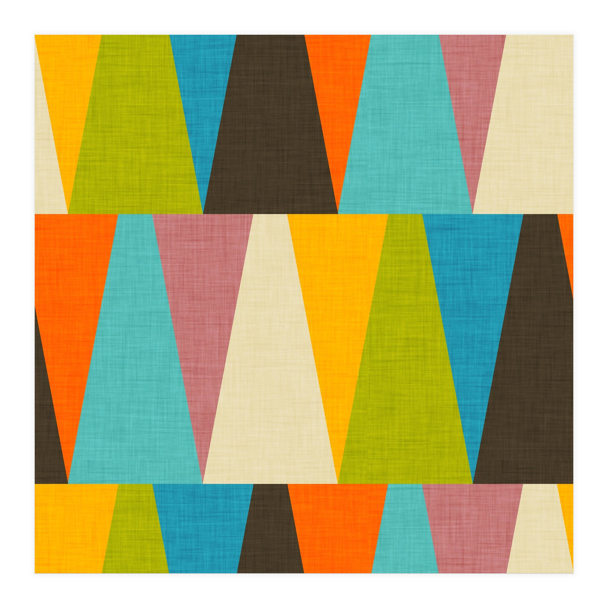Retro Color Block Triangle (Print Only)