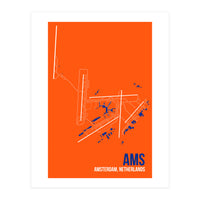 Amsterdam Airport Layout (Print Only)