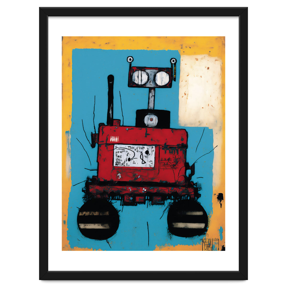 Robot Expressionist Painting