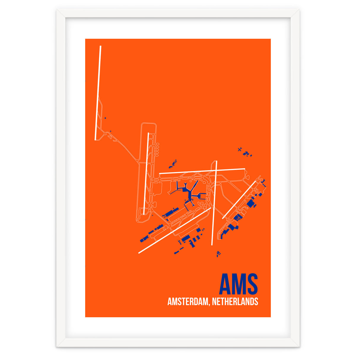 Amsterdam Airport Layout