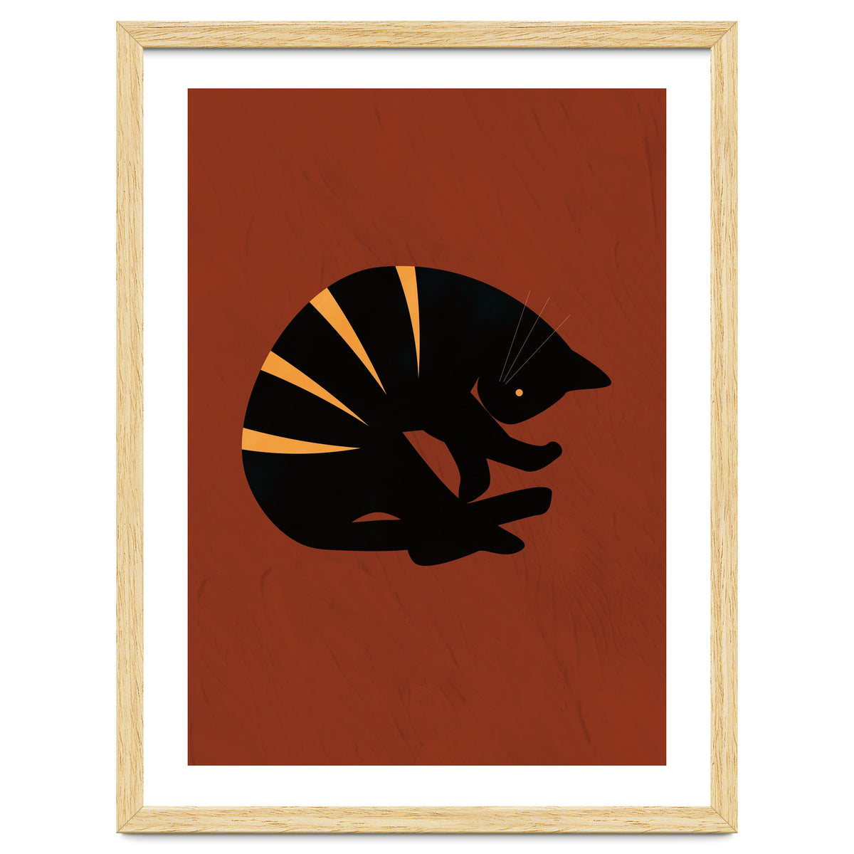 Black Cat Modern Terracotta