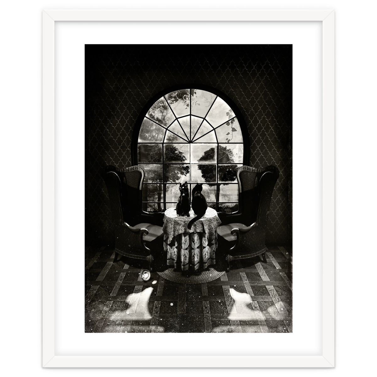 Room Skull Bw