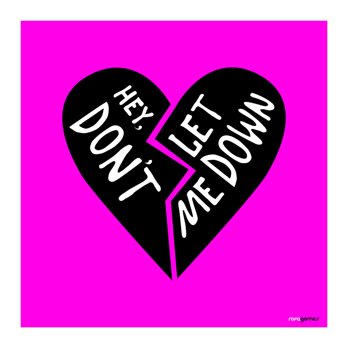 Don't Let Me Down (Print Only)