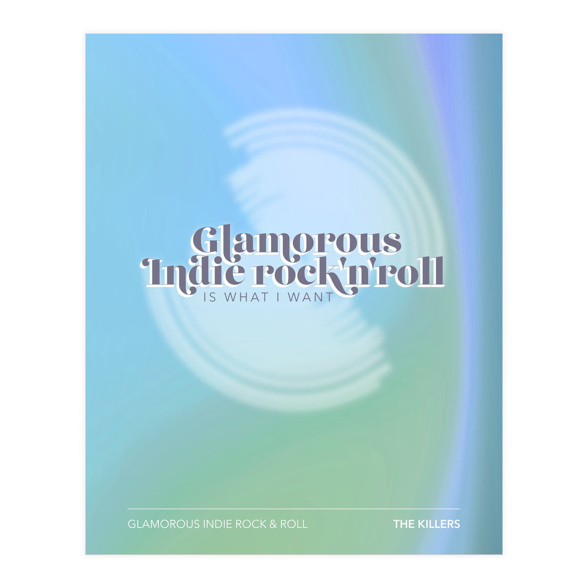 The Killers - Glamourous Indie Rock & Roll (Print Only)