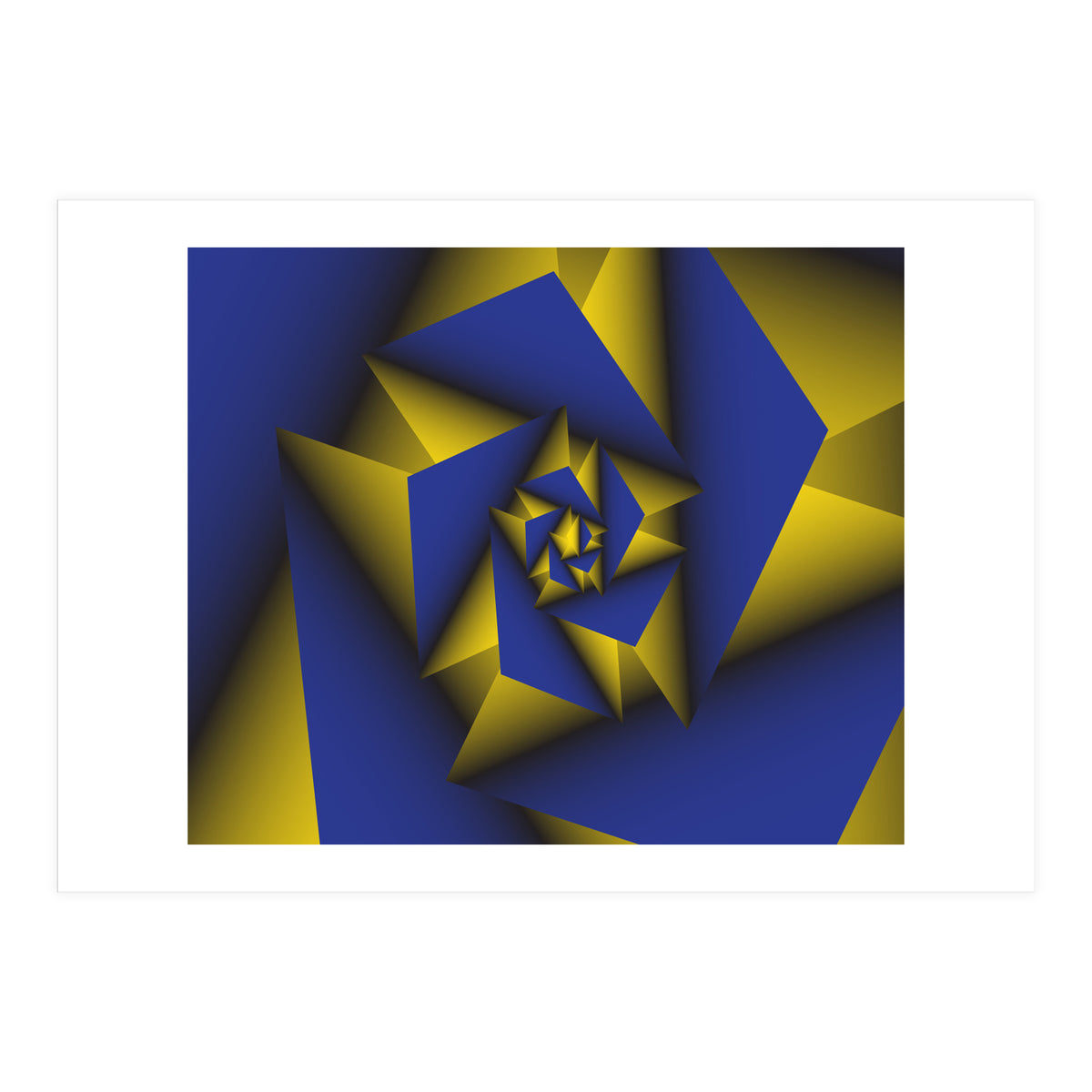 Blue Tech Spiral (Print Only)