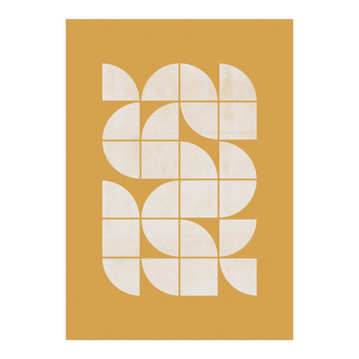 Mid-Century Modern No.26 - Woodblock Print (Print Only)