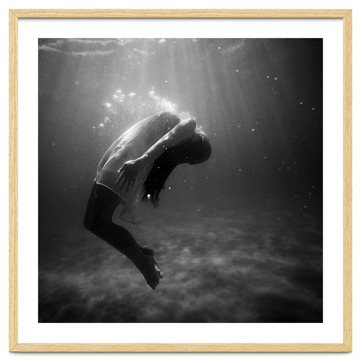 Woman Inside The Water