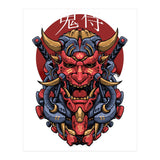 Japanese Oni Samurai (Print Only) thumbnail
