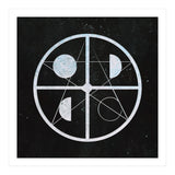 Pentagram moon phases (Print Only) thumbnail