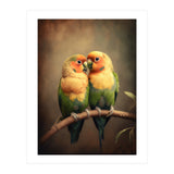 Lovebirds Painting (Print Only) thumbnail