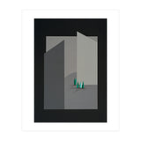 Small sprouts in concrete landscape. (Print Only) thumbnail