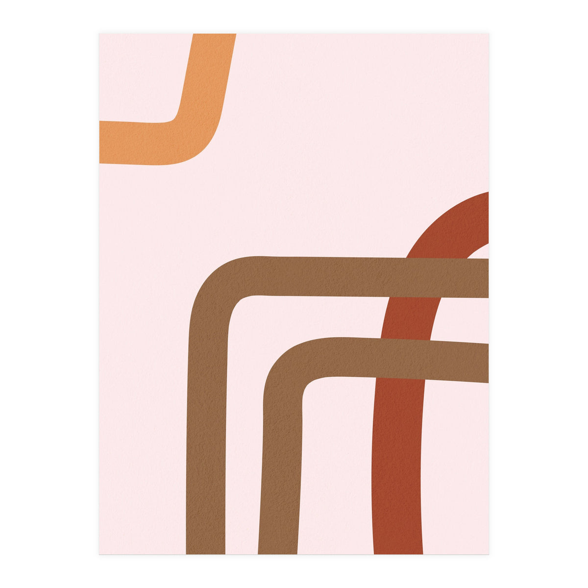 Abstract Colorful Line Art II (Print Only)