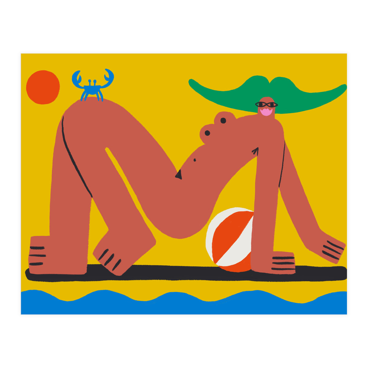 Crabwalk Home To Cuddle Cancer (Print Only)