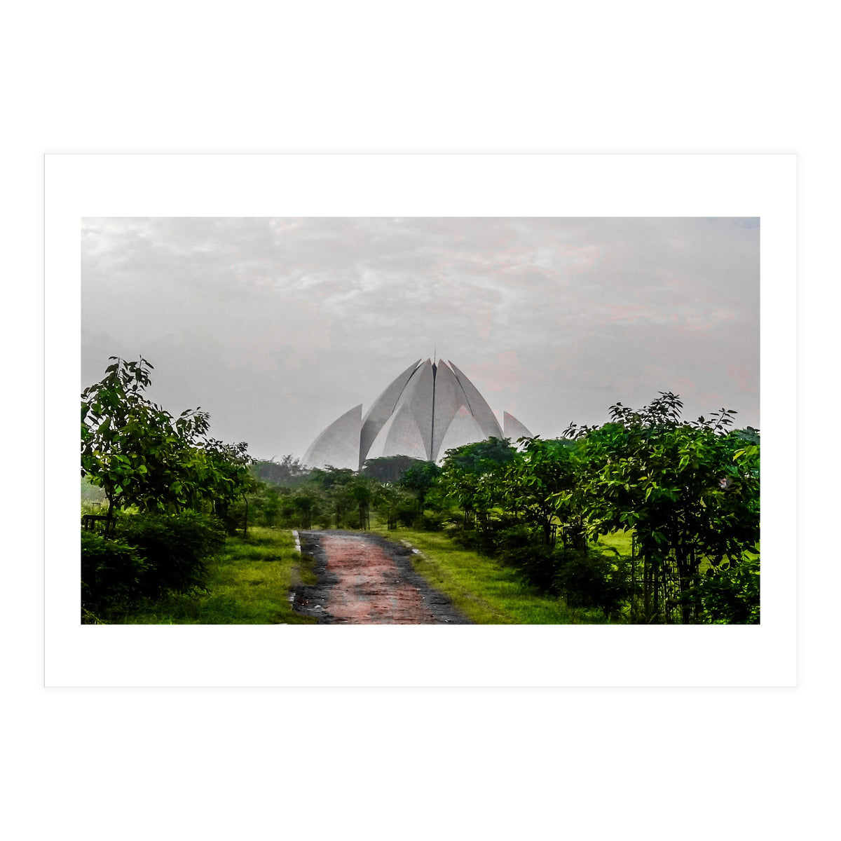 Lotus Temple (Print Only)