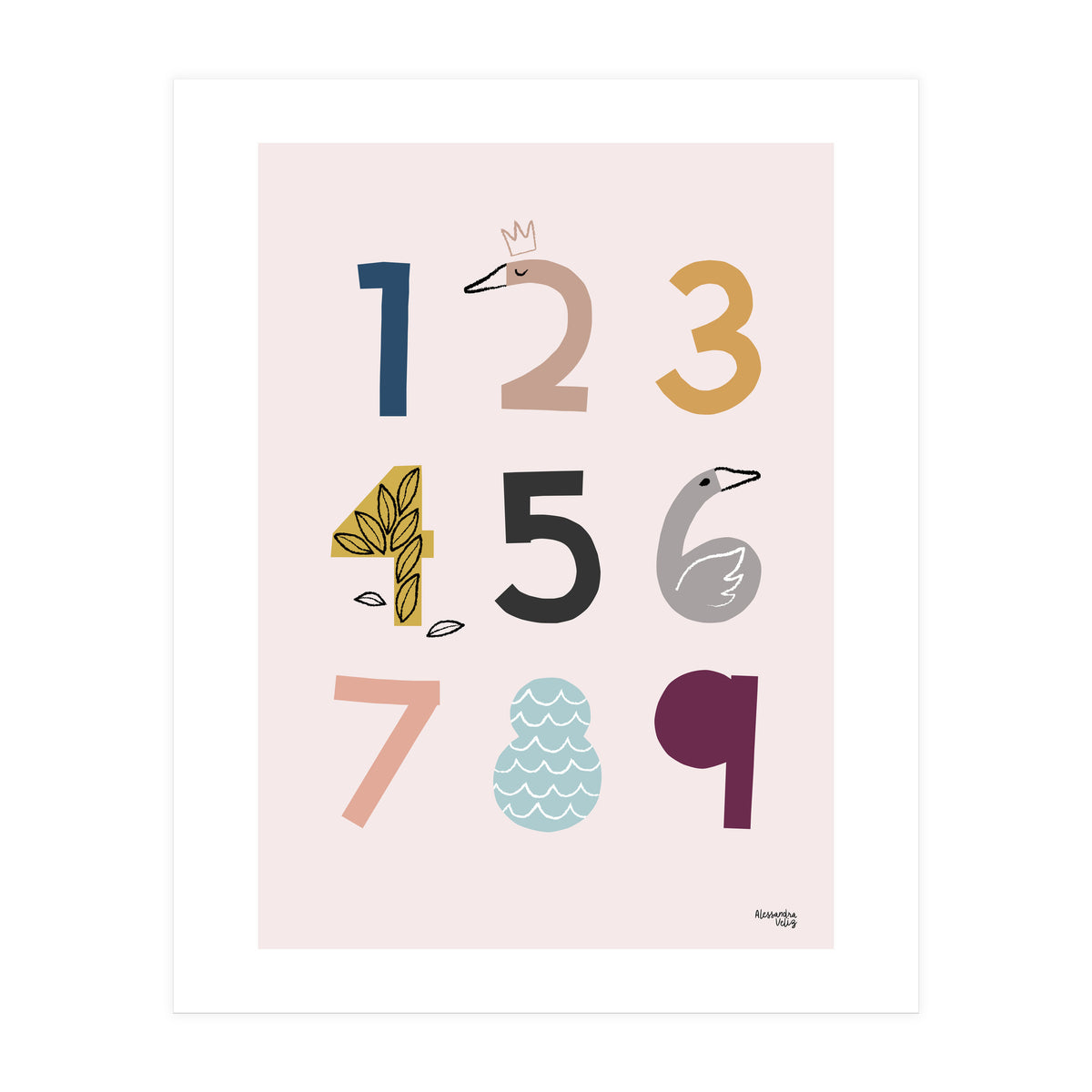 Numbers & Swans (Print Only)