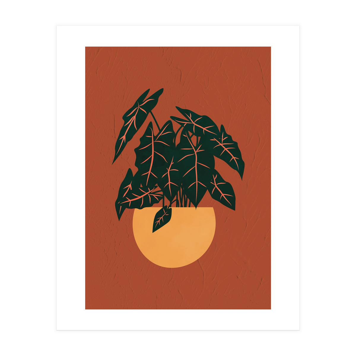 Botanical Boho Alocasia (Print Only)