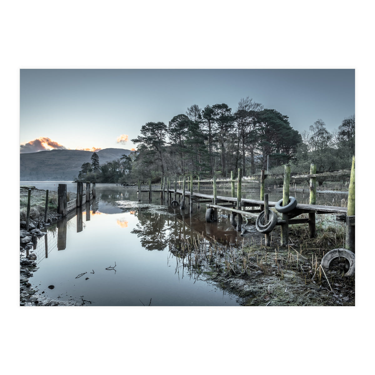 Derwent Water winters morning (Print Only)