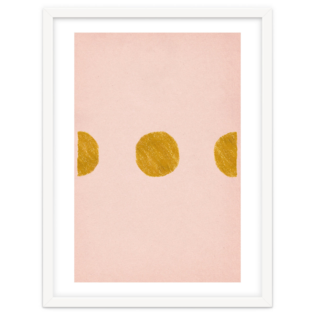 Pink and rust minimalist shapes