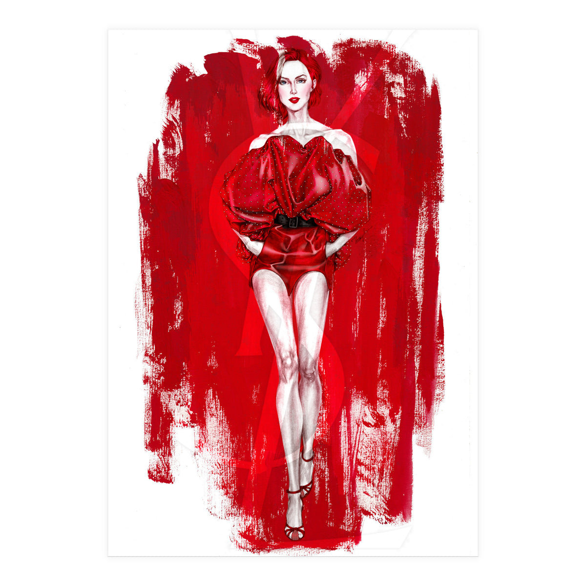 The Red Ysl (Print Only)