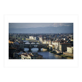 Florence and the Ponte Vecchio bridge (Print Only) thumbnail