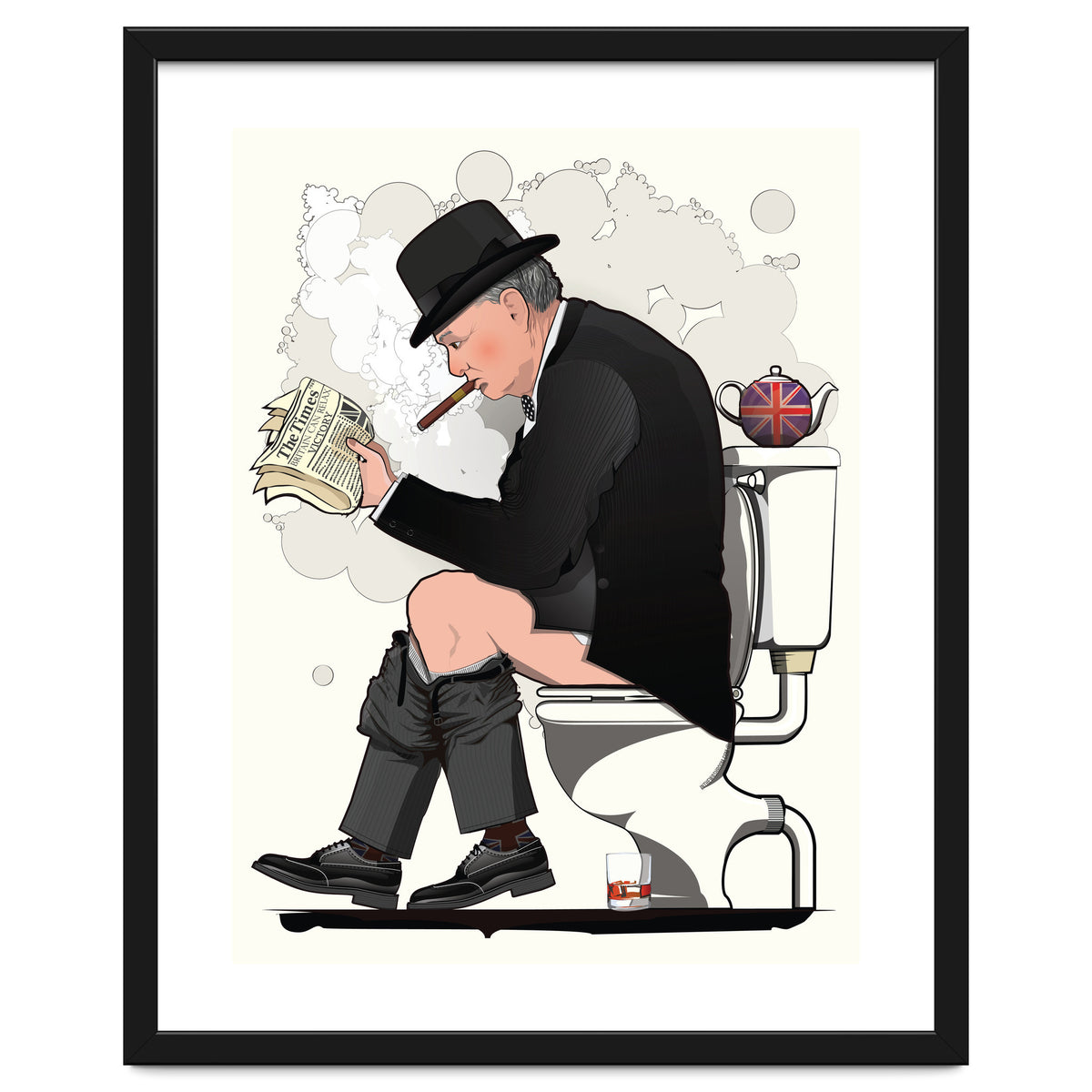 Churchill on the Toilet, Funny Bathroom Humour