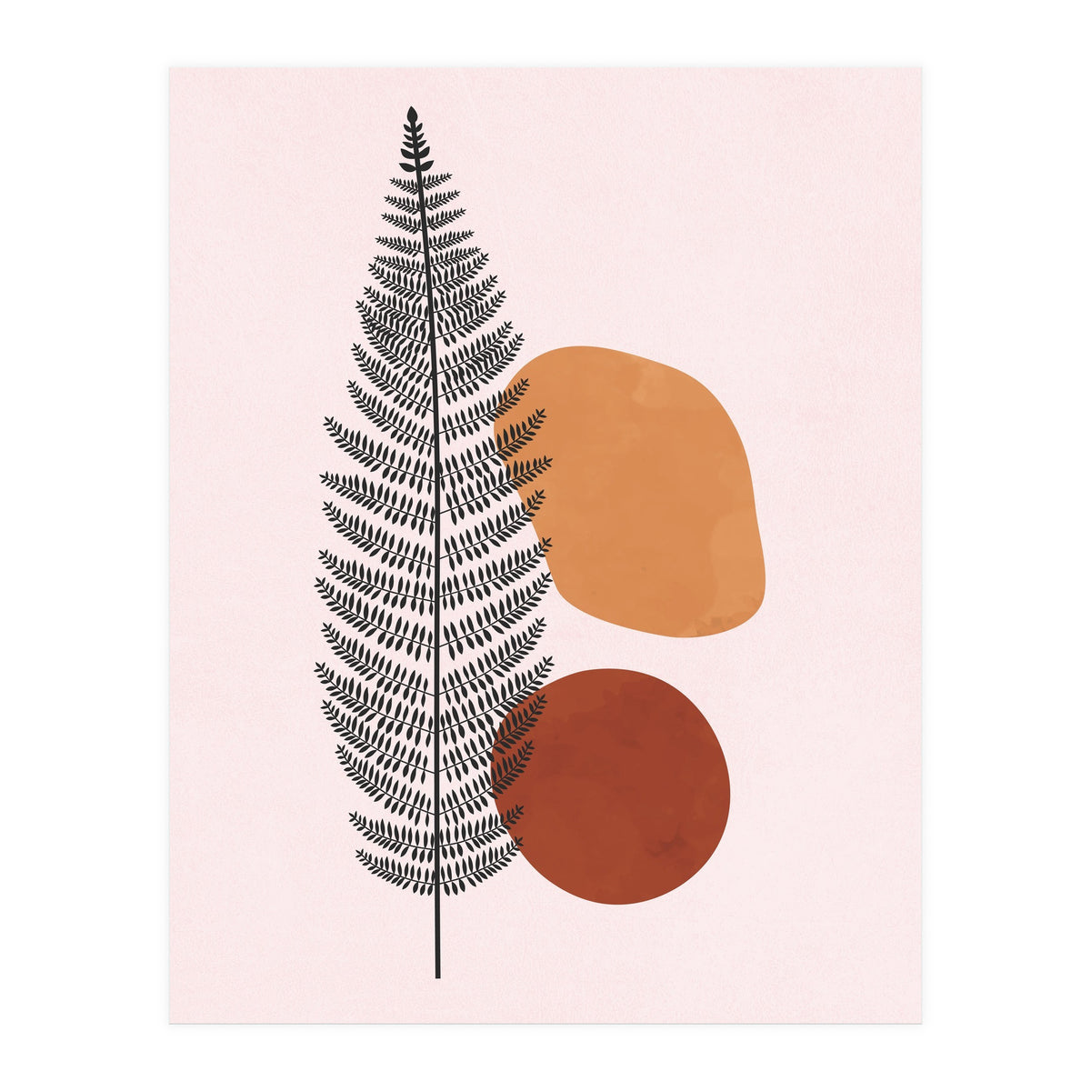 Fern Botanical Nordic Scandinavian Modern (Print Only)