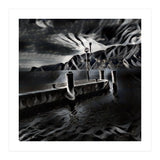 Pier at a smokey night. (Print Only) thumbnail