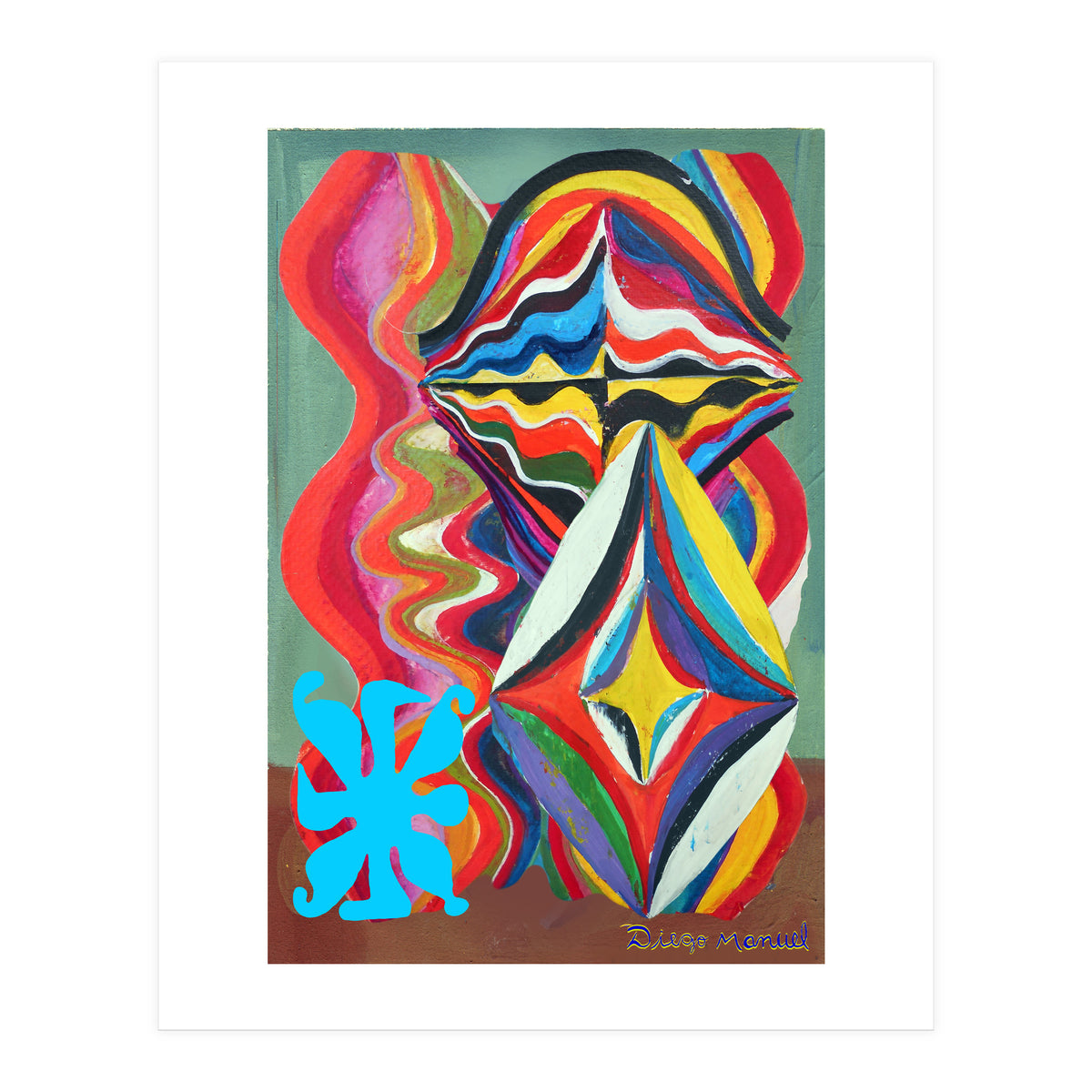 Pop Abstract Asimetrico A10 (Print Only)