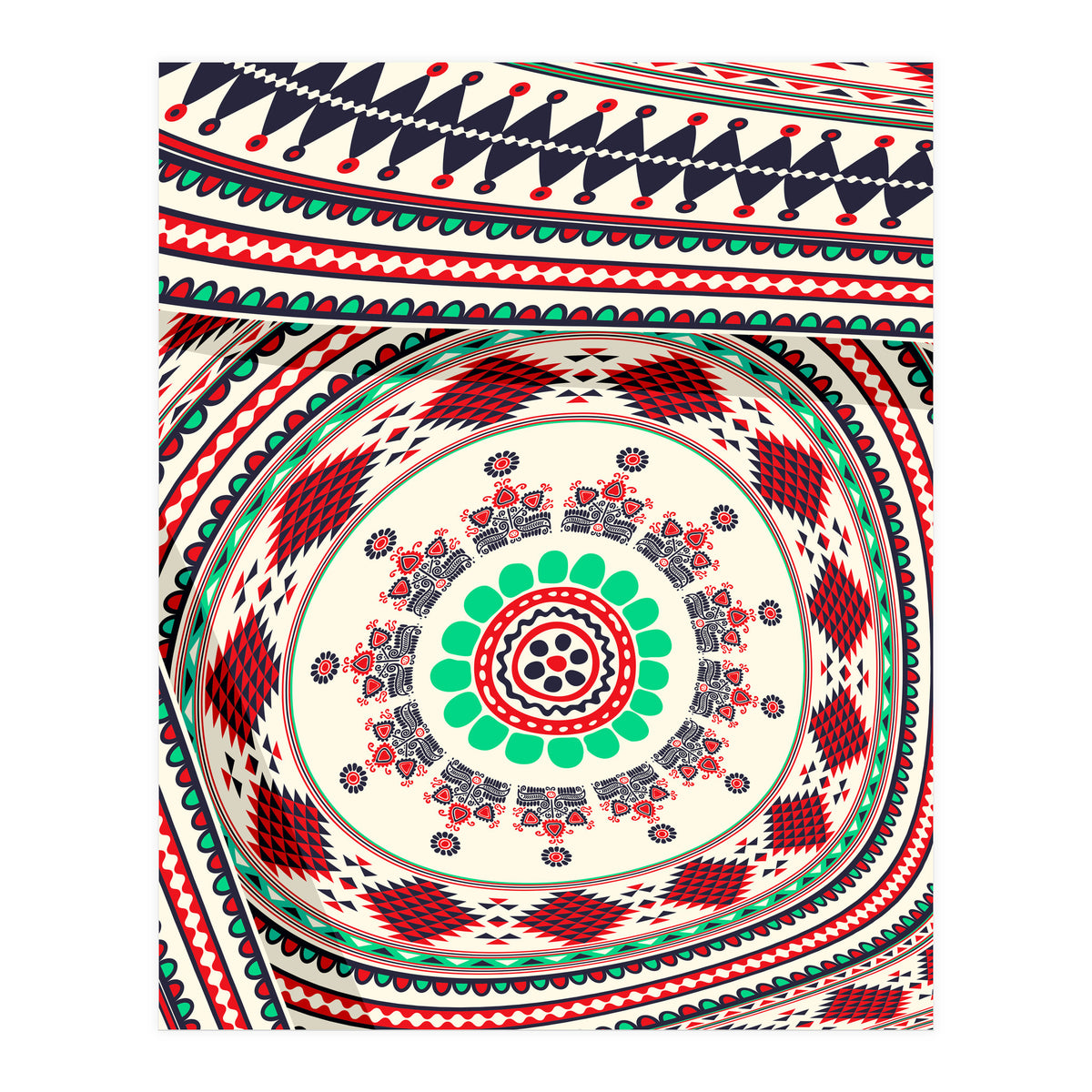 Romanian embroidery background 7 (Print Only)