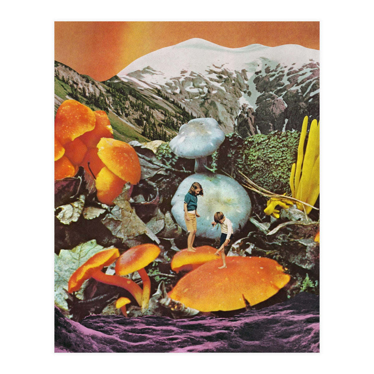 Glowing Mushrooms (Print Only)