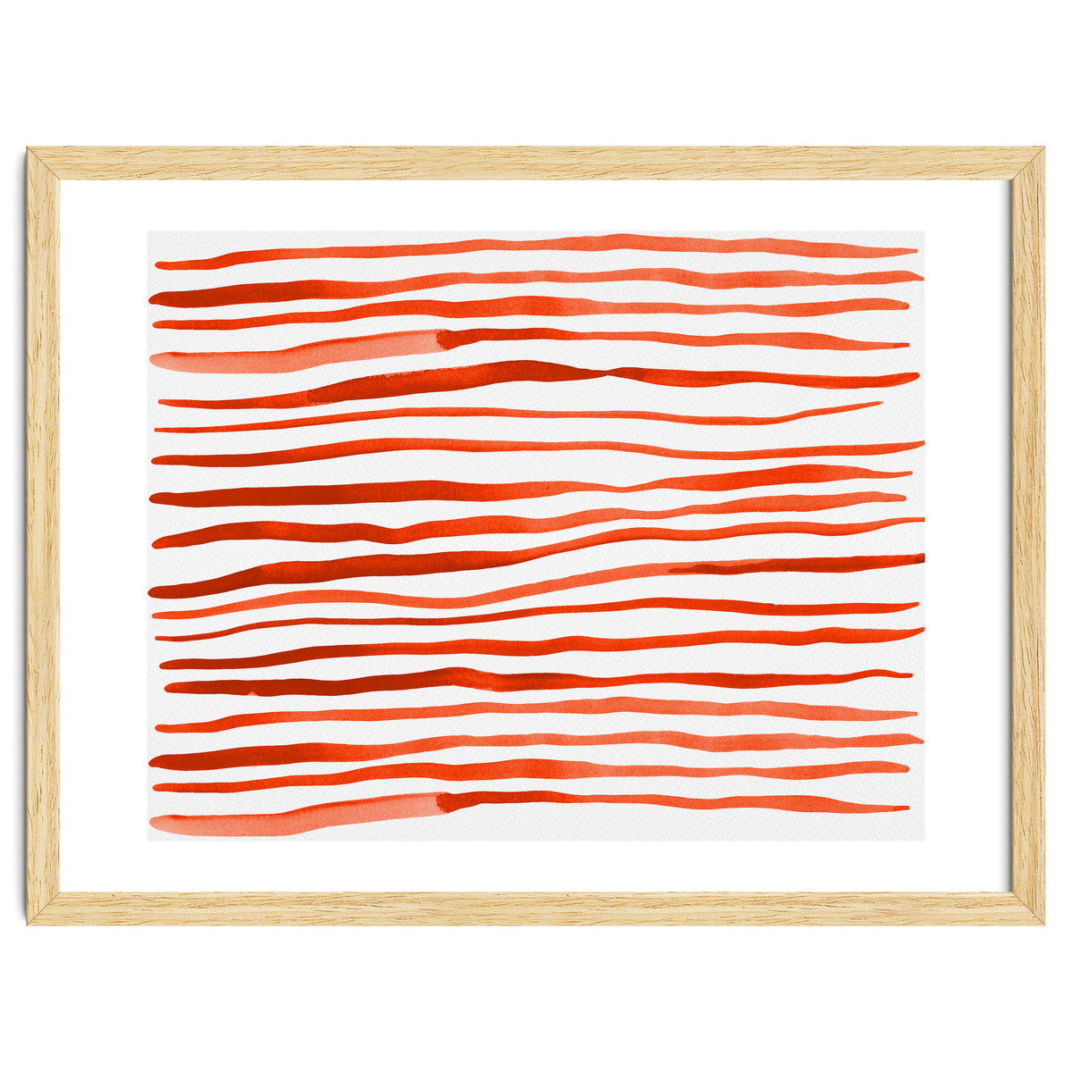 Irregular orange lines pattern