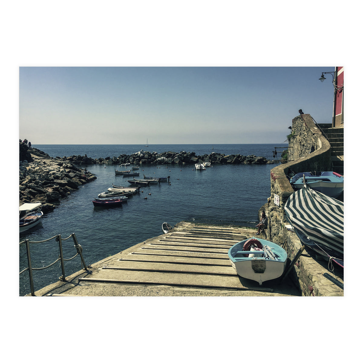 Cinque Terre Boarding (Print Only)