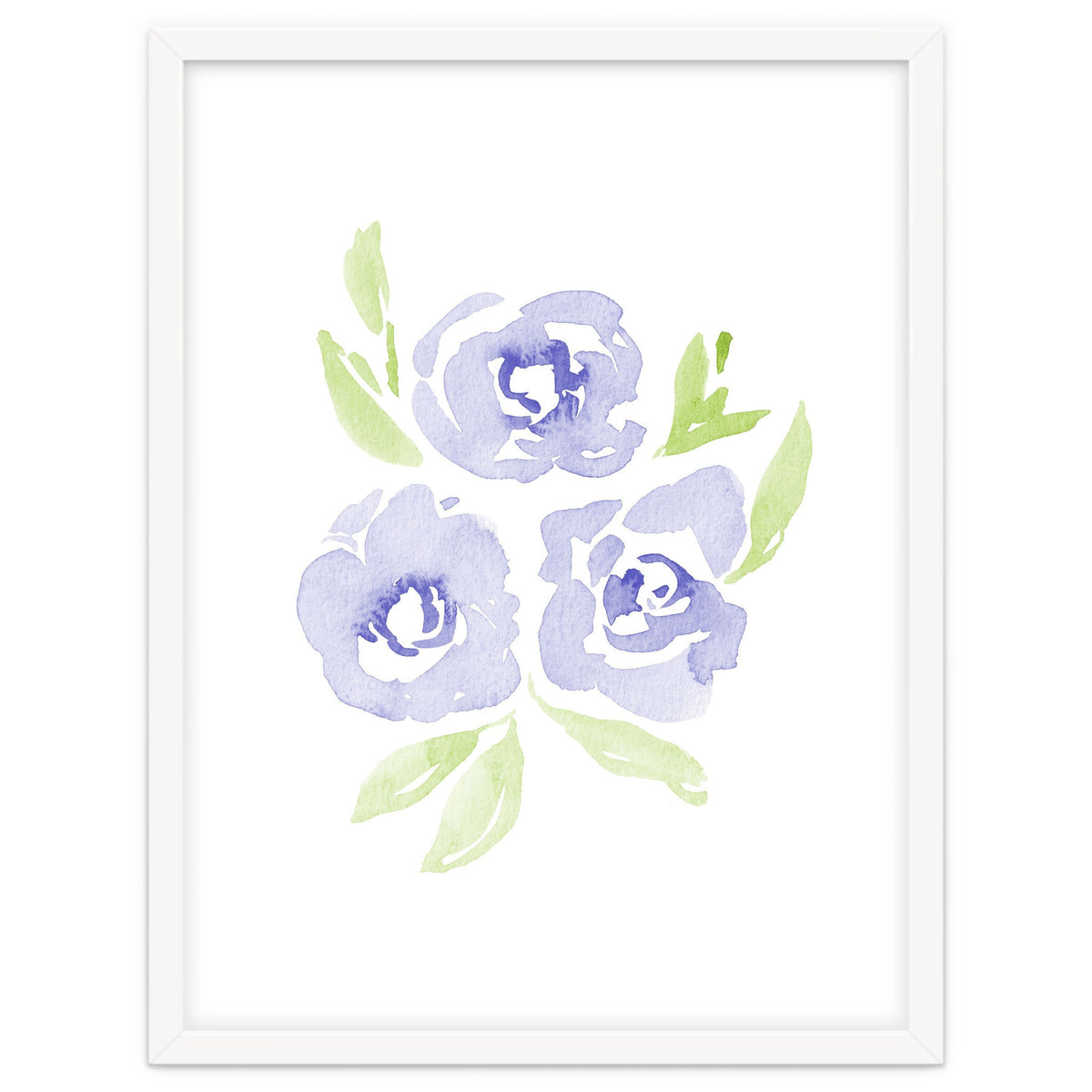Wild Roses | Periwinkle Blue