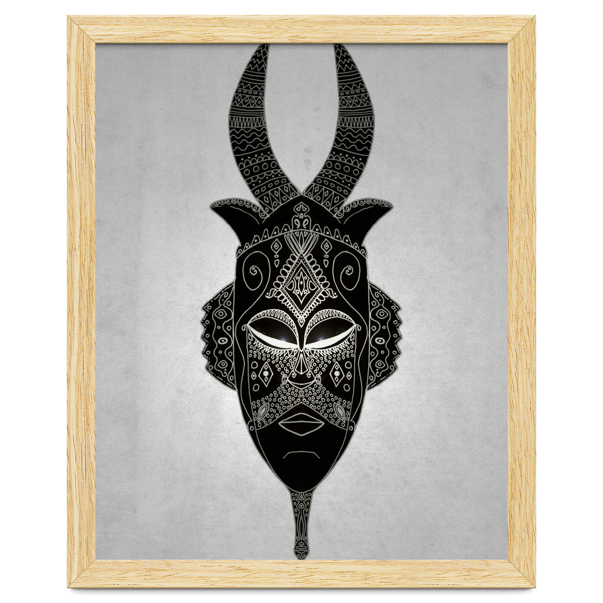 Horned Tribal Mask