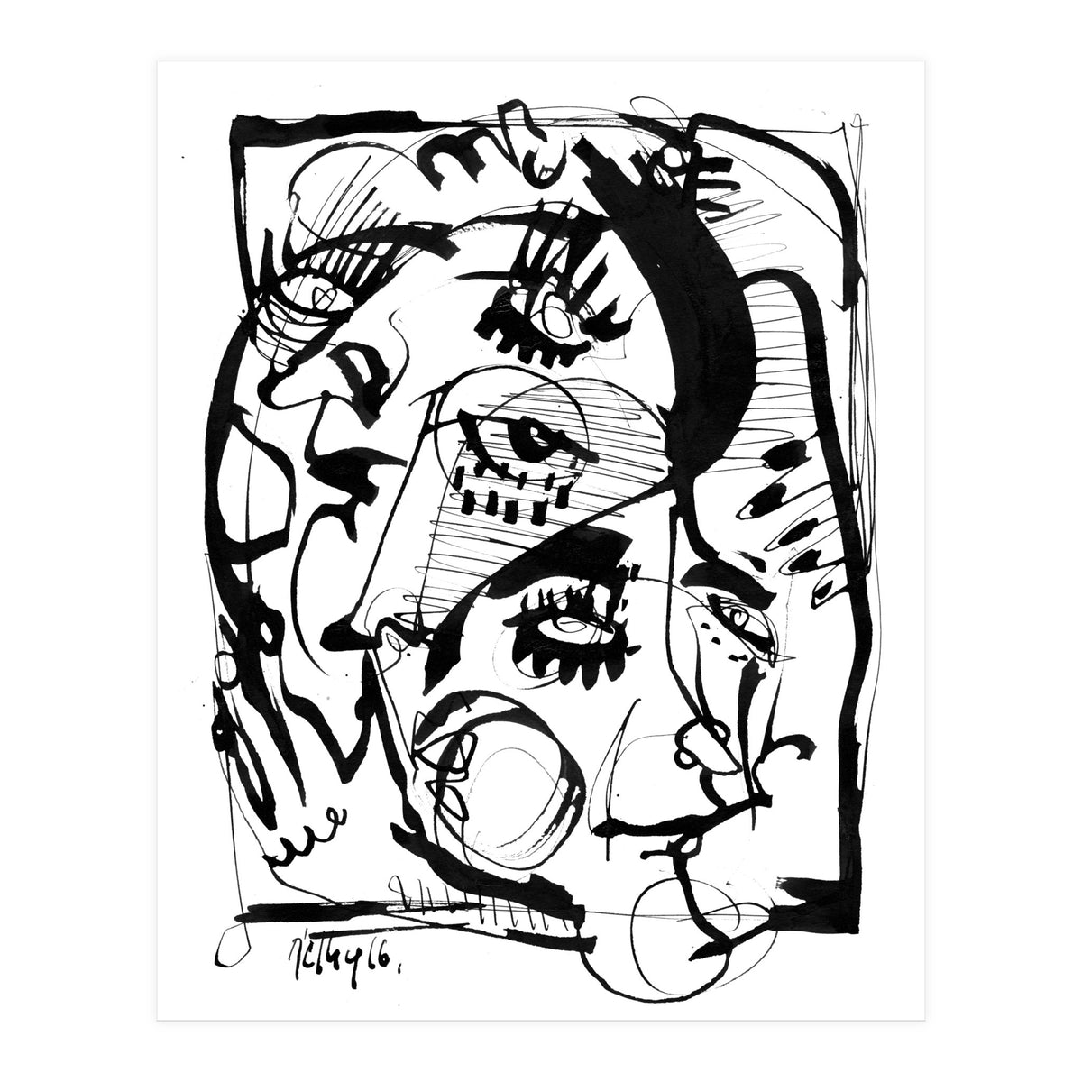 The Pretty People - b&w (Print Only)