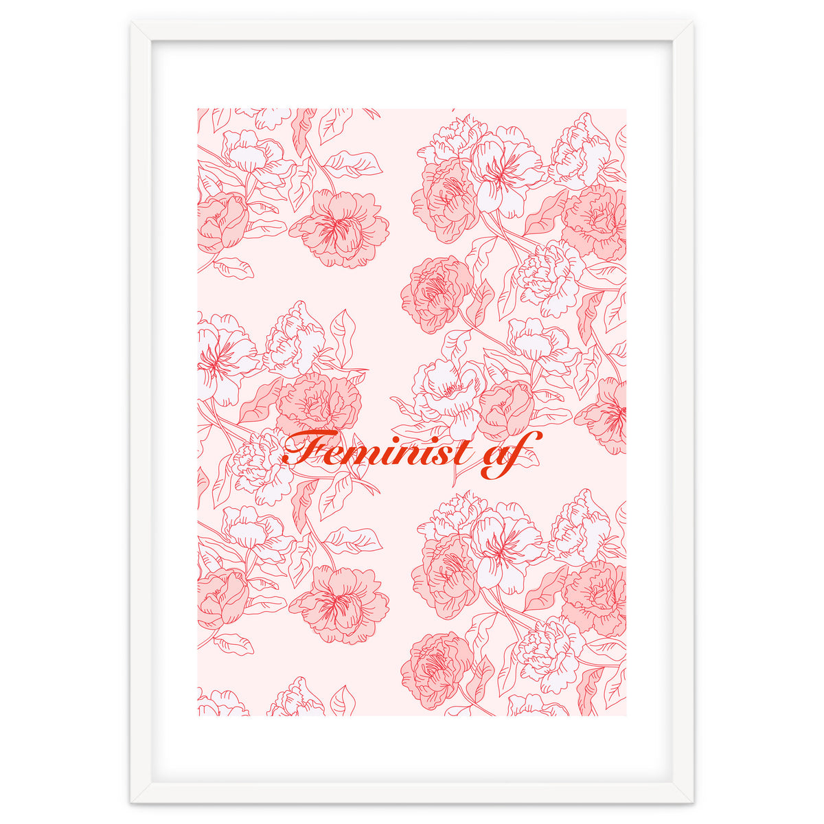 Flowers Feminist Millenialprint