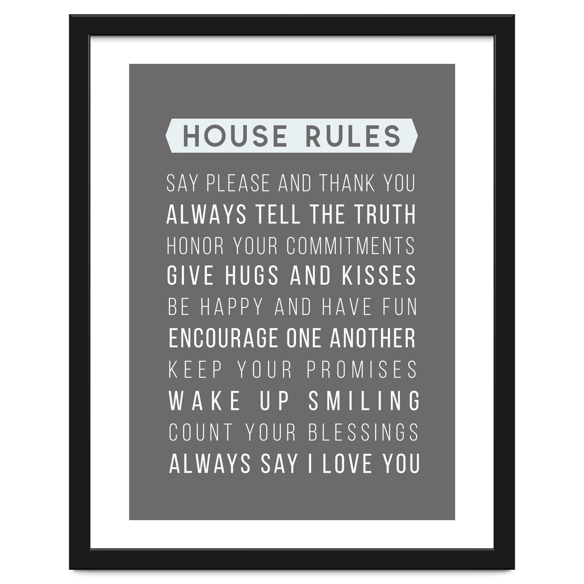 House Rules