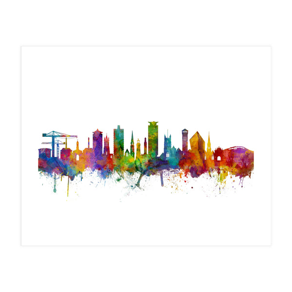 Plymouth England Skyline (Print Only)