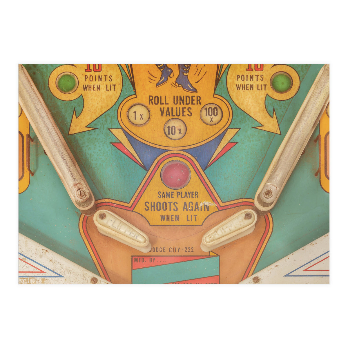 The vintage Pinball Machine (Print Only)