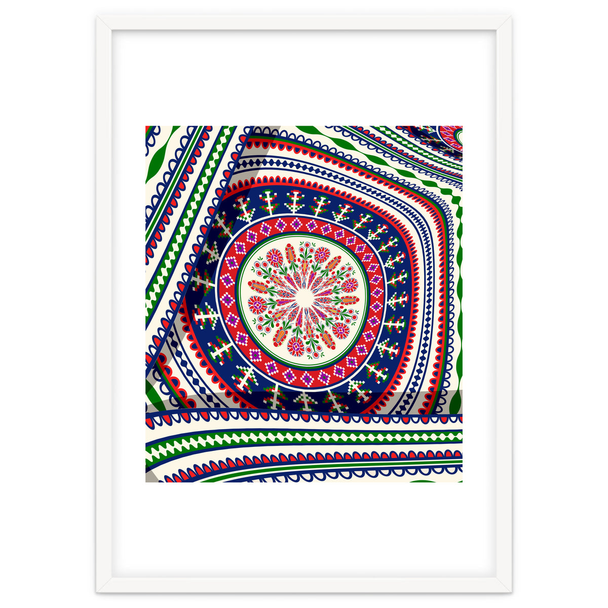 Romanian embroidery background 23