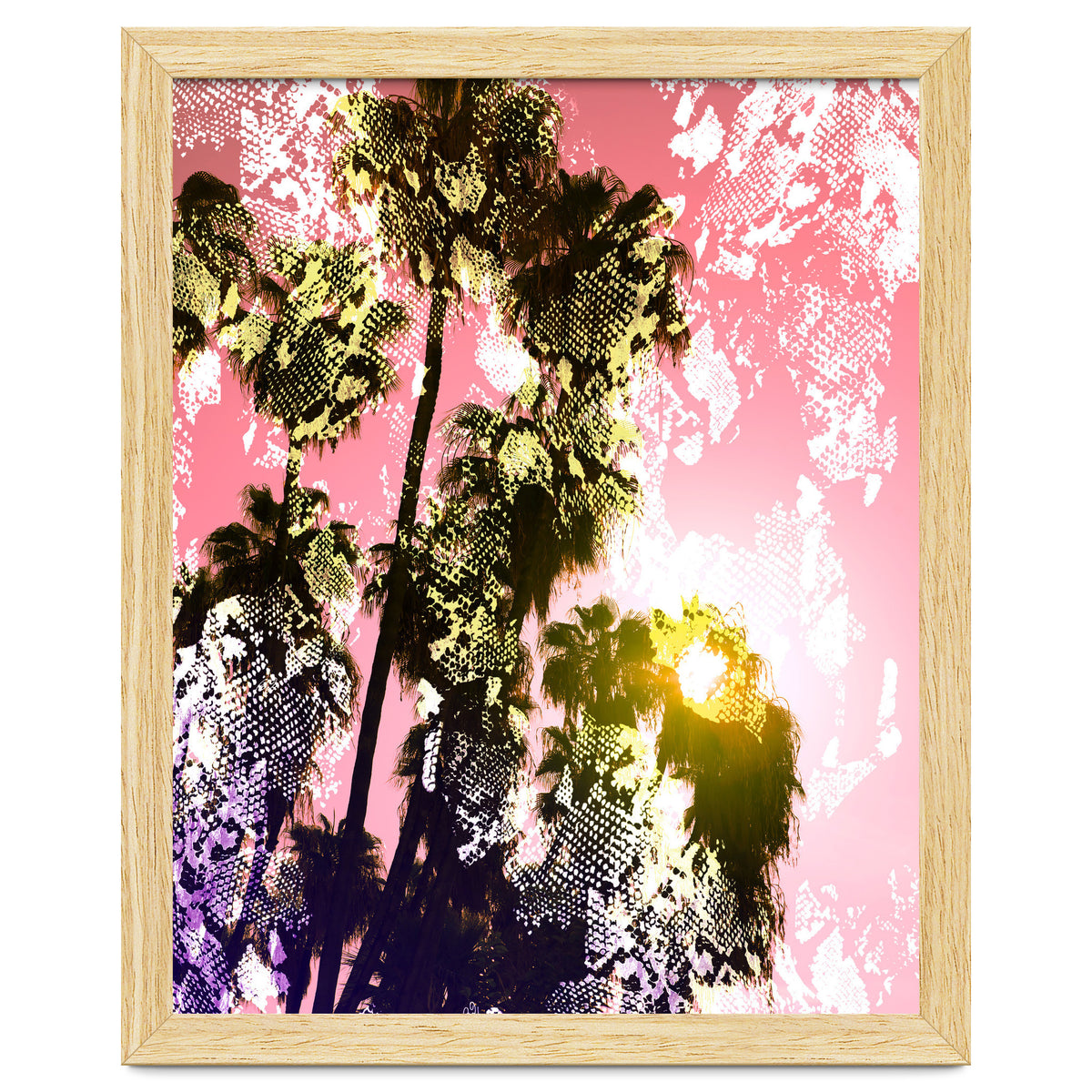 Snake sunset in paradise