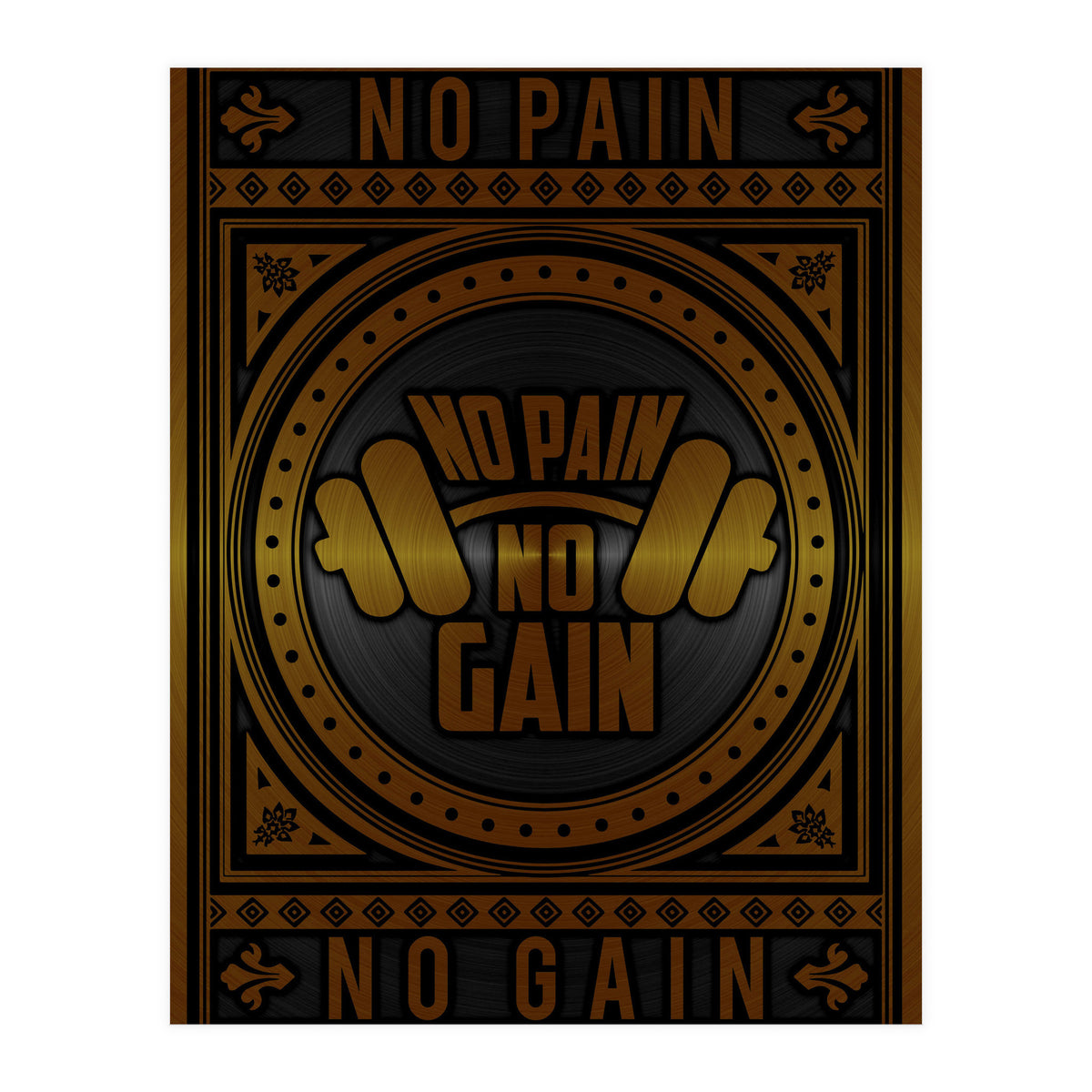 No Pain No Gain (Print Only)
