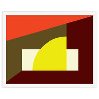 Geometric Shapes No. 9 - yellow, orange & brown